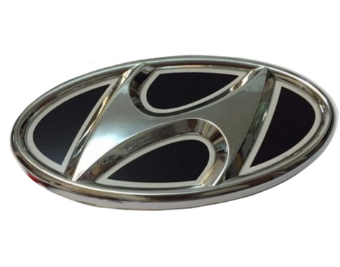 Image of Tiktok HYUNDAI Front Logo Light And Rear Logo Light Red White Blue 4D 5D