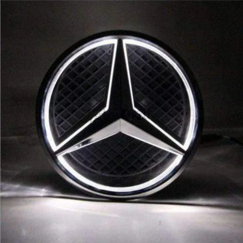 Image of Tiktok MERCEDES BENS Front Center Logo Light And Rear Logo Light