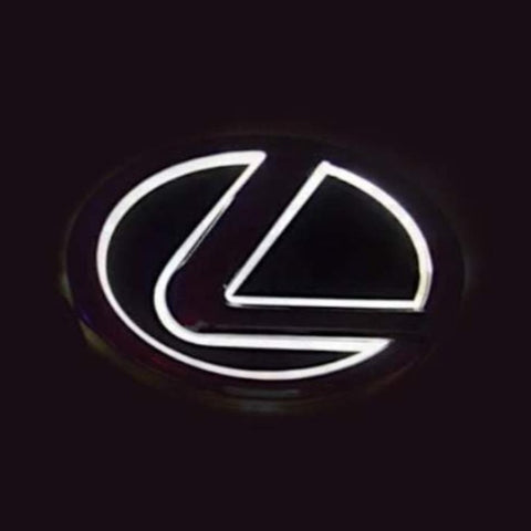 Image of Tiktok LEXUS Front Logo Light And Rear Logo Light Red White Blue 4D 5D