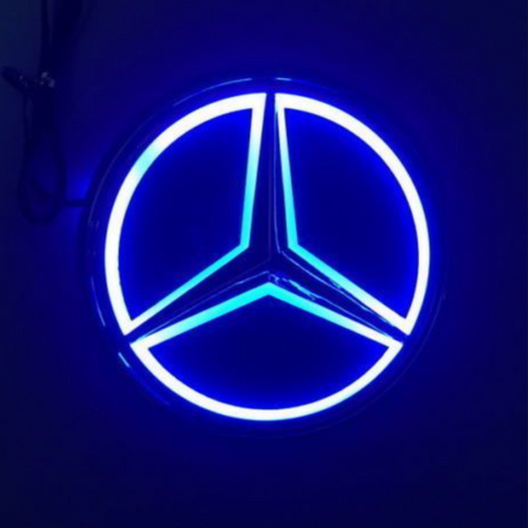 Image of Tiktok MERCEDES BENS Front Center Logo Light And Rear Logo Light