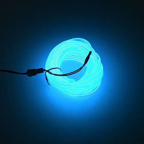 Image of Tiktok 5m car interior accessories atmosphere lamp EL cold light line with USB