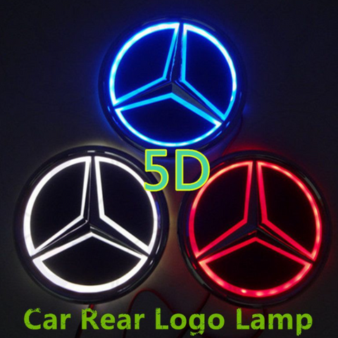 Image of Tiktok MERCEDES BENS Front Center Logo Light And Rear Logo Light