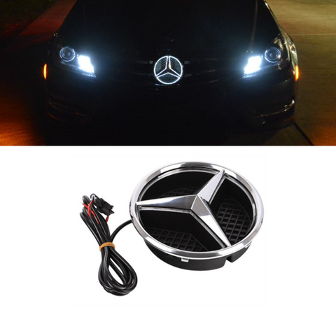 Image of Tiktok MERCEDES BENS Front Center Logo Light And Rear Logo Light