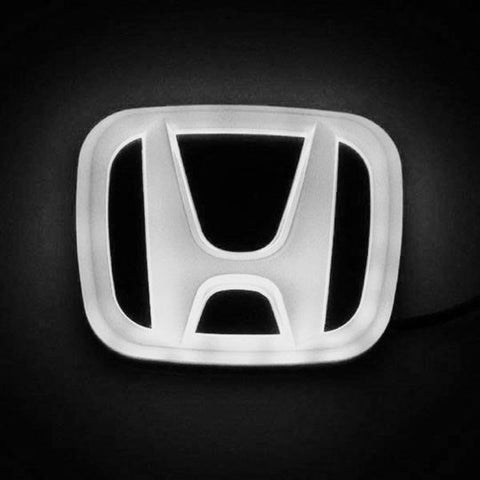Image of Tiktok HONDA Civic Front Logo Light And Rear Logo Light Red White Blue 4D 5D