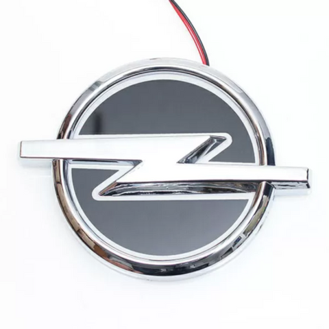 Image of Tiktok OPEL Logo Light Red White Blue 3D 5D