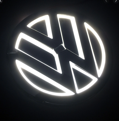 Image of VW VOLKSWAGEN Front Logo Light And Rear Logo Light Red White Blue 4D 5D