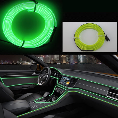 Image of Tiktok Ambient Lamp RGB Car LED Neon cold light Auto interior atmosphere light