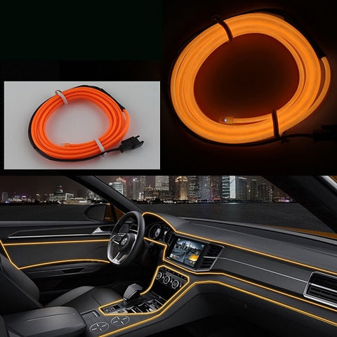 Image of Tiktok Ambient Lamp RGB Car LED Neon cold light Auto interior atmosphere light