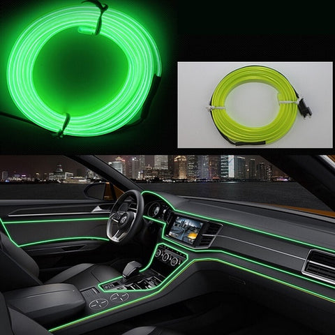 Image of Tiktok Ambient Lamp RGB Car LED Neon cold light Auto interior atmosphere light