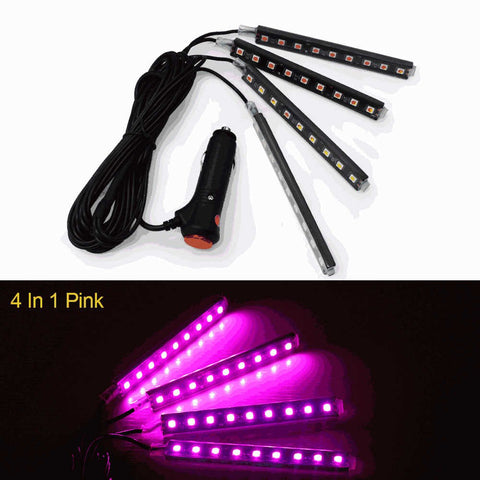 Image of Tiktok Car Interior LED Decorative Light Bar Ambient Foot Lamp