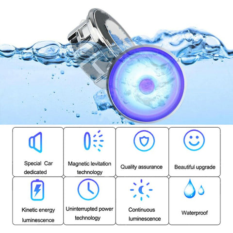 Image of Tiktok Tesla Car Modification Hub Cap Light Cover wheel