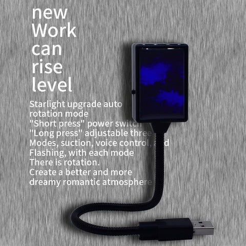 Image of USB Car Roof Star Light Interior Galaxy Starry Laser