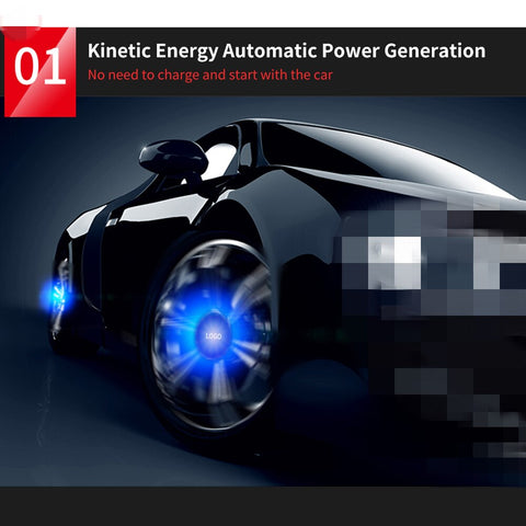 Image of Tiktok 4pcs Hub Led Lights Cap Car Floating Illumination