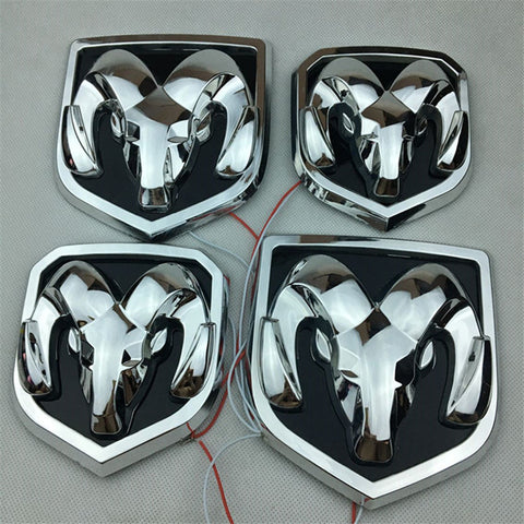 Image of Auto LED Emblem Light for Dodge Logo4