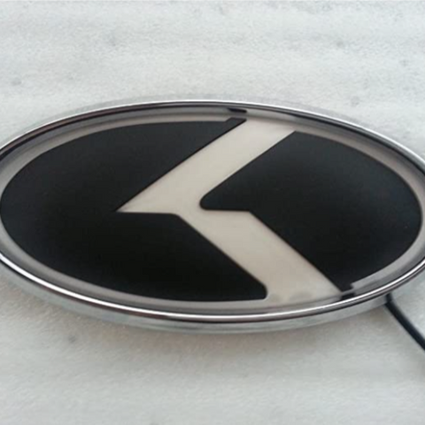 Image of Kaka Design Rear Trunk Chrome Edge LED Tuning K Logo1