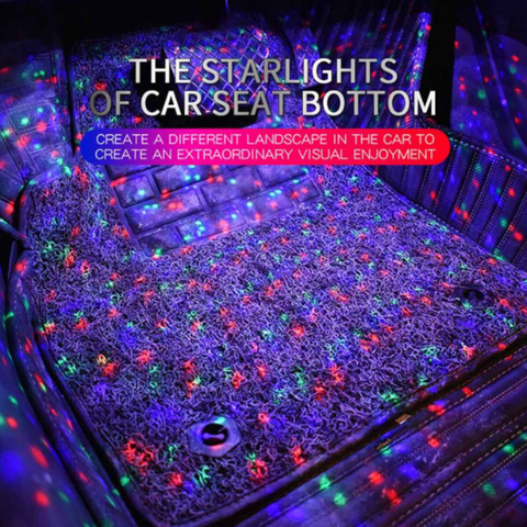 Image of Tiktok 7Colors Car Ambient Foot Star Starry Light