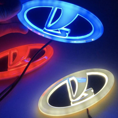 Image of 4D LED Car LOGO badge light for UAZ Lada Samara