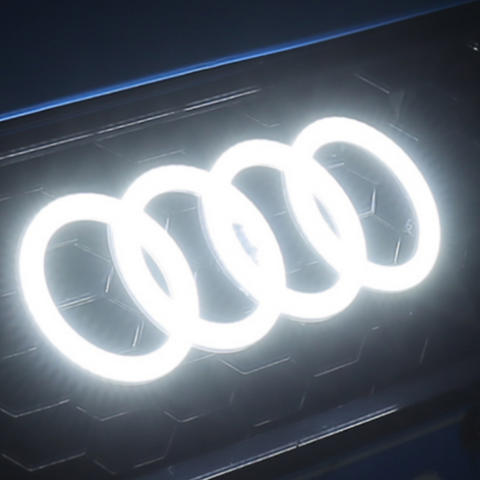 Image of AUDI Dynamic Front logo decorative LED light3