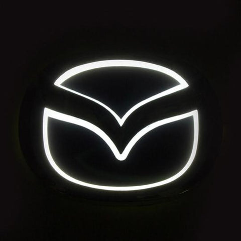 Image of Tiktok MAZDA  Front Logo Light And Rear Logo Light Red White Blue 4D 5D