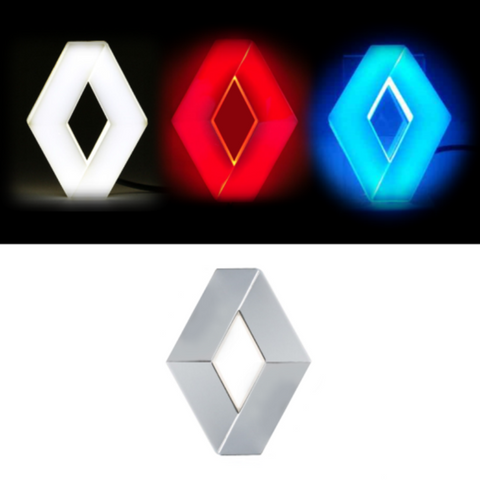 Image of Tiktok RENAULT KOLEOS Logo Light Red White Blue 4D