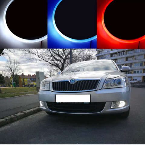 Image of Skoda 4D/5D LED Car LOGO badge light1