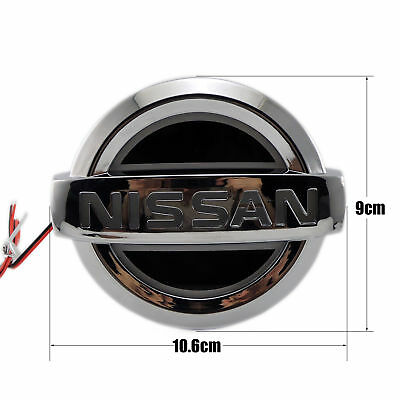 Image of Tiktok NISSAN Rear and Front Logo Light Red White Blue 4D 5D