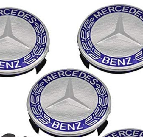 Image of Tiktok Mercedes-Benz light Car Floating Illumination Wheel Caps LED Ligh