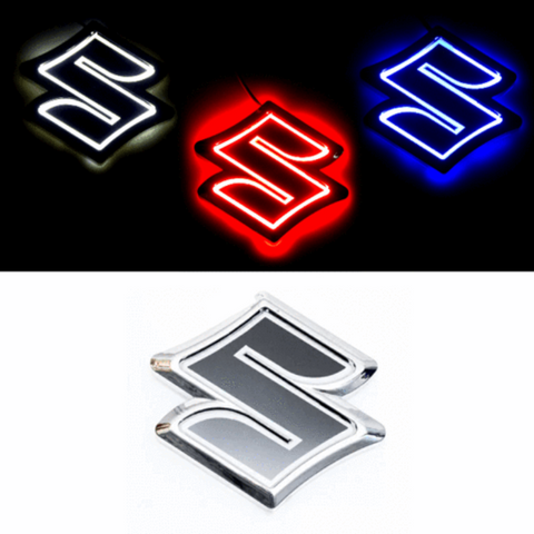 Image of Tiktok SUZUKI Rear Logo Light Red White Blue 4D 5D