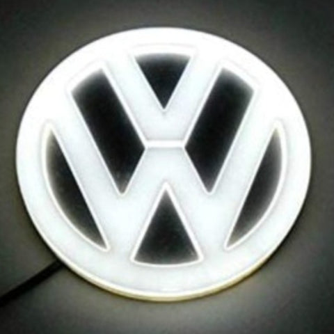 Image of VW VOLKSWAGEN Front Logo Light And Rear Logo Light Red White Blue  4D 5D