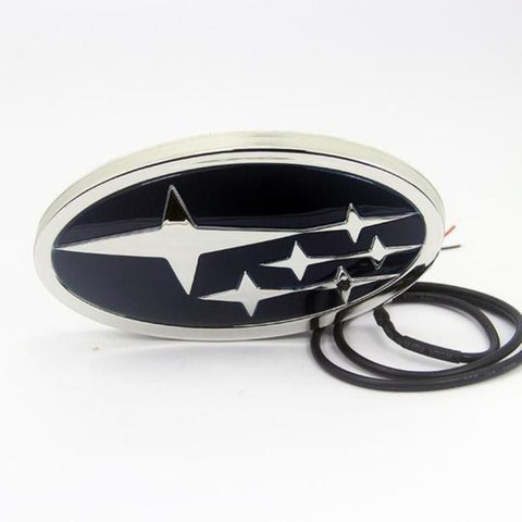 Image of Tiktok SUBARU  Logo Light Red White Blue 4D