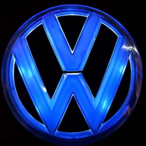 Image of 5D/4D Volkswagen light up badge logo6