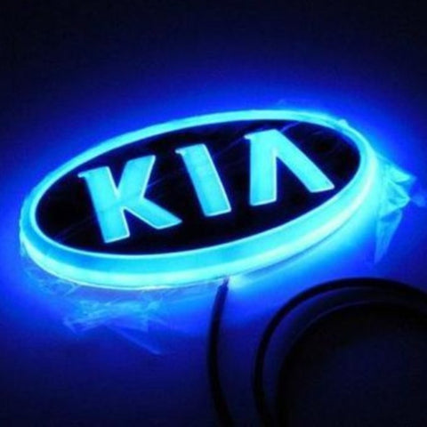 Image of Tiktok KIA Front Logo Light And Rear Logo Light Red White Blue 4D 5D