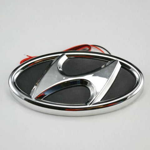 Image of Tiktok HYUNDAI  Front Logo Light And Rear Logo Light Red White Blue 4D 5D