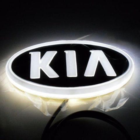 Image of Tiktok KIA Front Logo Light And Rear Logo Light Red White Blue 4D 5D