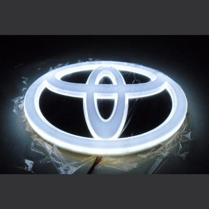 Tiktok TOYOTA  Logo Light And Rear Logo Light Red White Blue 4D 5D