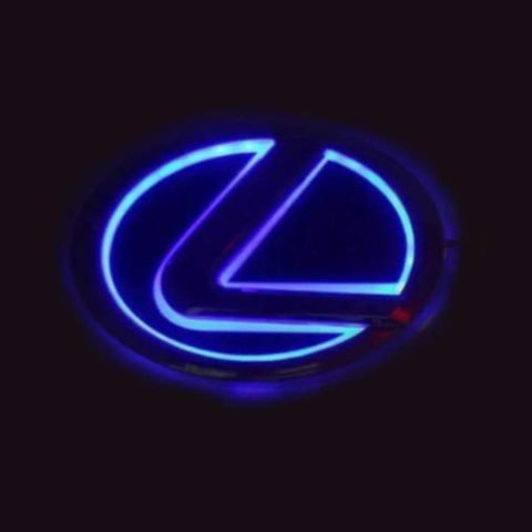 Image of Tiktok LEXUS  Front Logo Light And Rear Logo Light Red White Blue 4D 5D