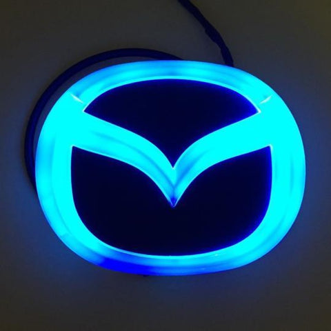 Image of Tiktok MAZDA  Front Logo Light And Rear Logo Light Red White Blue 4D 5D