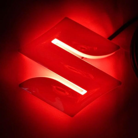 Image of Tiktok SUZUKI Rear Logo Light Red White Blue 4D 5D