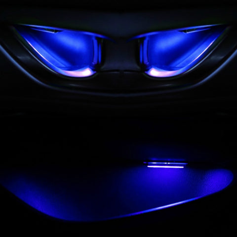 Image of Tiktok 4pcs Car Ambient LED Light Auto Inner Door Bowl handle Armrest Light