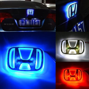 Honda 4D/5D Car Front Emblem Badge LED Light1