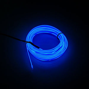Tiktok 5m car interior accessories atmosphere lamp EL cold light line with USB