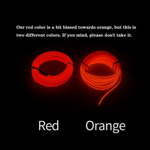 Image of Tiktok 5m car interior accessories atmosphere lamp EL cold light line with USB
