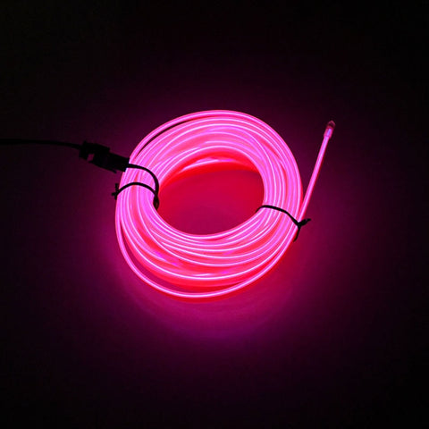 Image of Tiktok 5m car interior accessories atmosphere lamp EL cold light line with USB