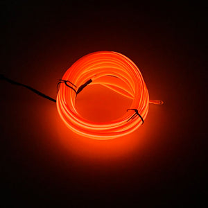 Tiktok 5m car interior accessories atmosphere lamp EL cold light line with USB