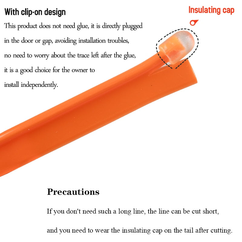 Tiktok 5m car interior accessories atmosphere lamp EL cold light line with USB