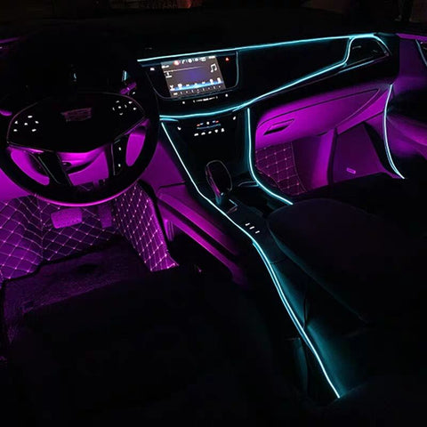 Image of Tiktok 5m car interior accessories atmosphere lamp EL cold light line with USB