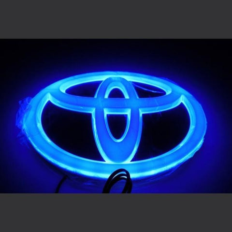 Image of Tiktok TOYOTA  Logo Light And Rear Logo Light Red White Blue 4D 5D