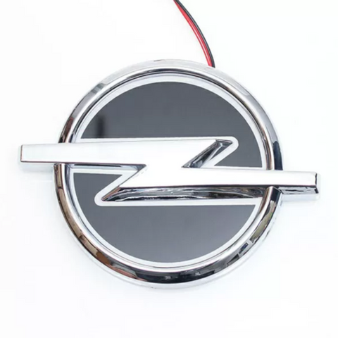 Image of Tiktok OPEL  Logo Light Red White Blue 3D 5D