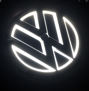 VW VOLKSWAGEN Front Logo Light And Rear Logo Light Red White Blue  4D 5D