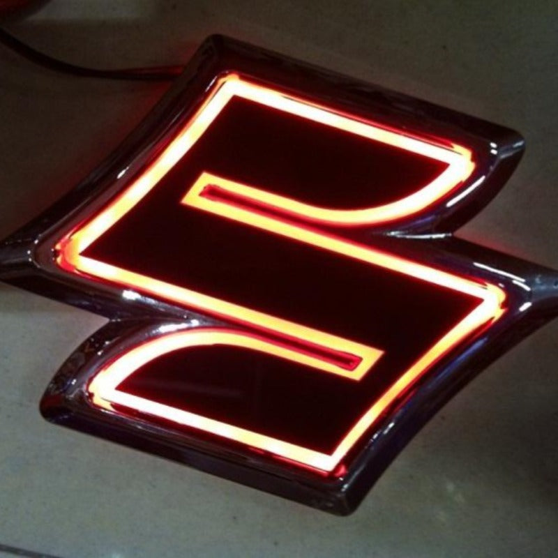 Tiktok SUZUKI Rear Logo Light Red White Blue 4D 5D